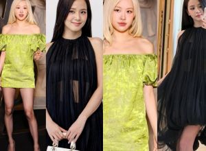 2 BLACKPINK ครองปารีส! จีซู-โรเซ่ สวยฟาดกลางเเฟชั่นวีค