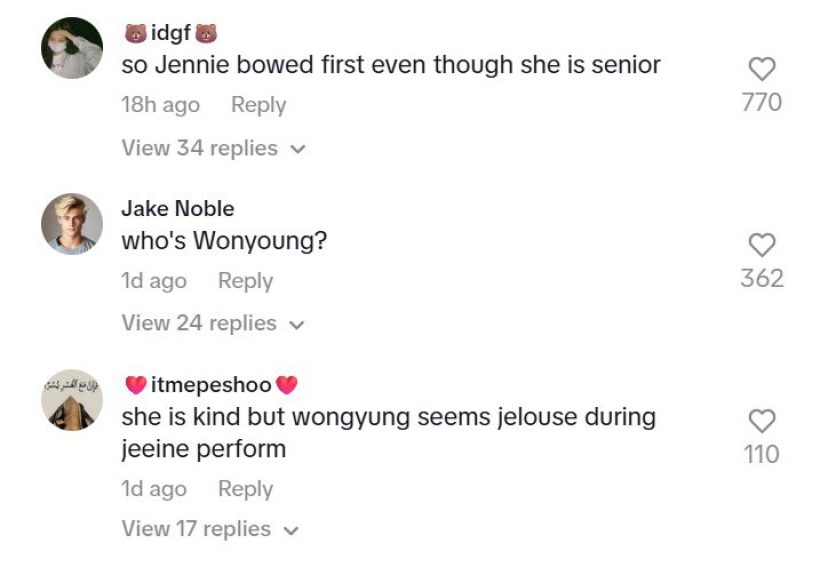 ติ่งป้องวอนยอง แค่ก้มช้าเสี้ยววิ เป็นดราม่าปีนเกลียวเจนนี่