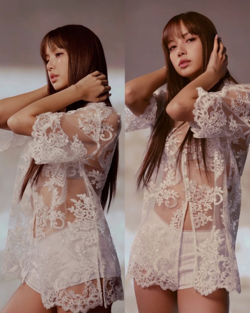 เปิดราคาที่แรก! ชุดลูกไม้สุดเก๋ของลิซ่า ลุคนี้กี่บาท?