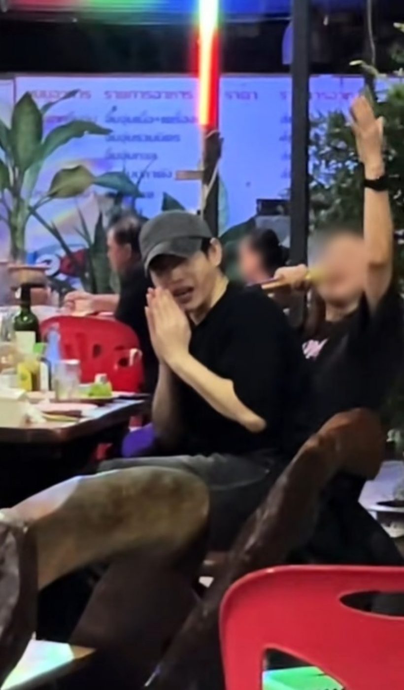 เปิดคลิป เป๊ก ผลิตโชค ที่ร้านข้าว ทำอะไรบ้าง? ก่อนเกิดเหตุฟันที่ปั๊ม