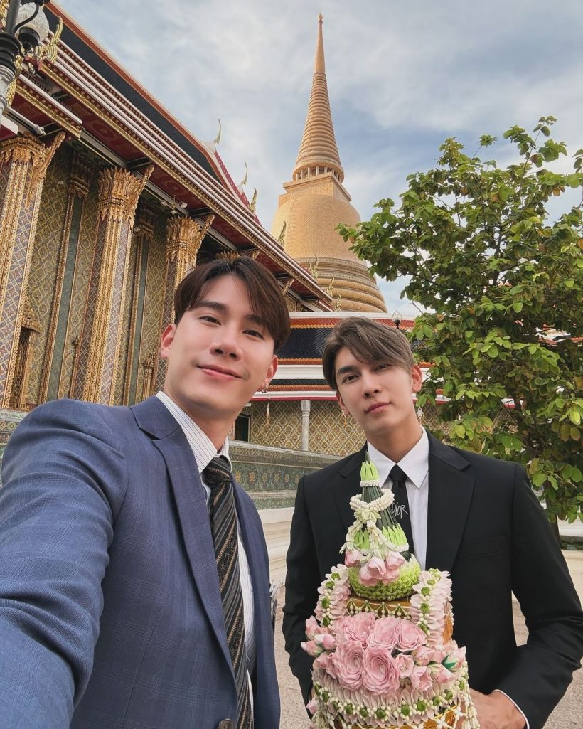 ตุลย์ ภากร ร่วมงานบุญอุปสมบถ มิวศุภศิษฏ์ แฟนหนุ่ม