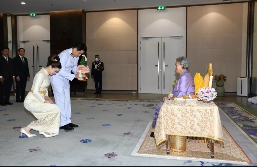 ซาบซึ้งในพระมหากรุณาธิคุณ "หมิง จิรกิติยา" เข้ารับพระราชทานน้ำสังข์สมรส