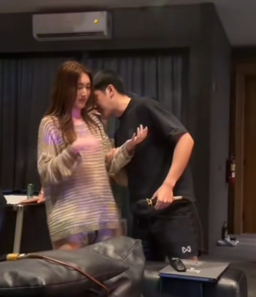 คู่นี้ใช่เลย! โมเมนต์พระนางหลังกล้อง มุ้งมิ้งเคมีดีมาก