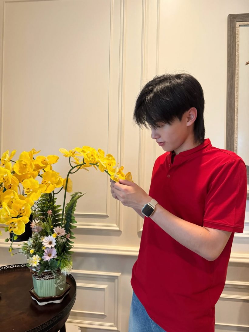 พร้อม ทีปกร เปิดภาพไหว้ตรุษจีน แต่บ้านแย่งซีนเต็มๆ