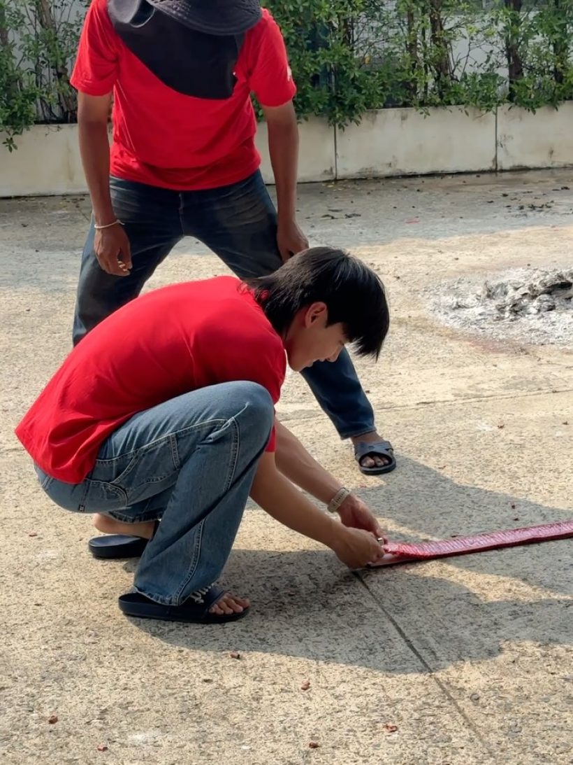 พร้อม ทีปกร เปิดภาพไหว้ตรุษจีน แต่บ้านแย่งซีนเต็มๆ