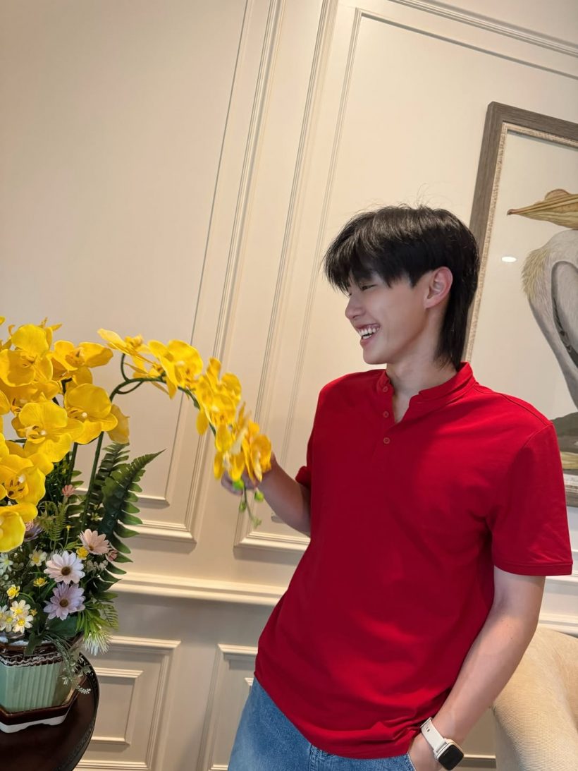 พร้อม ทีปกร เปิดภาพไหว้ตรุษจีน แต่บ้านแย่งซีนเต็มๆ