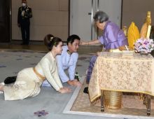 ซาบซึ้งในพระมหากรุณาธิคุณ "หมิง จิรกิติยา" เข้ารับพระราชทานน้ำสังข์สมรส