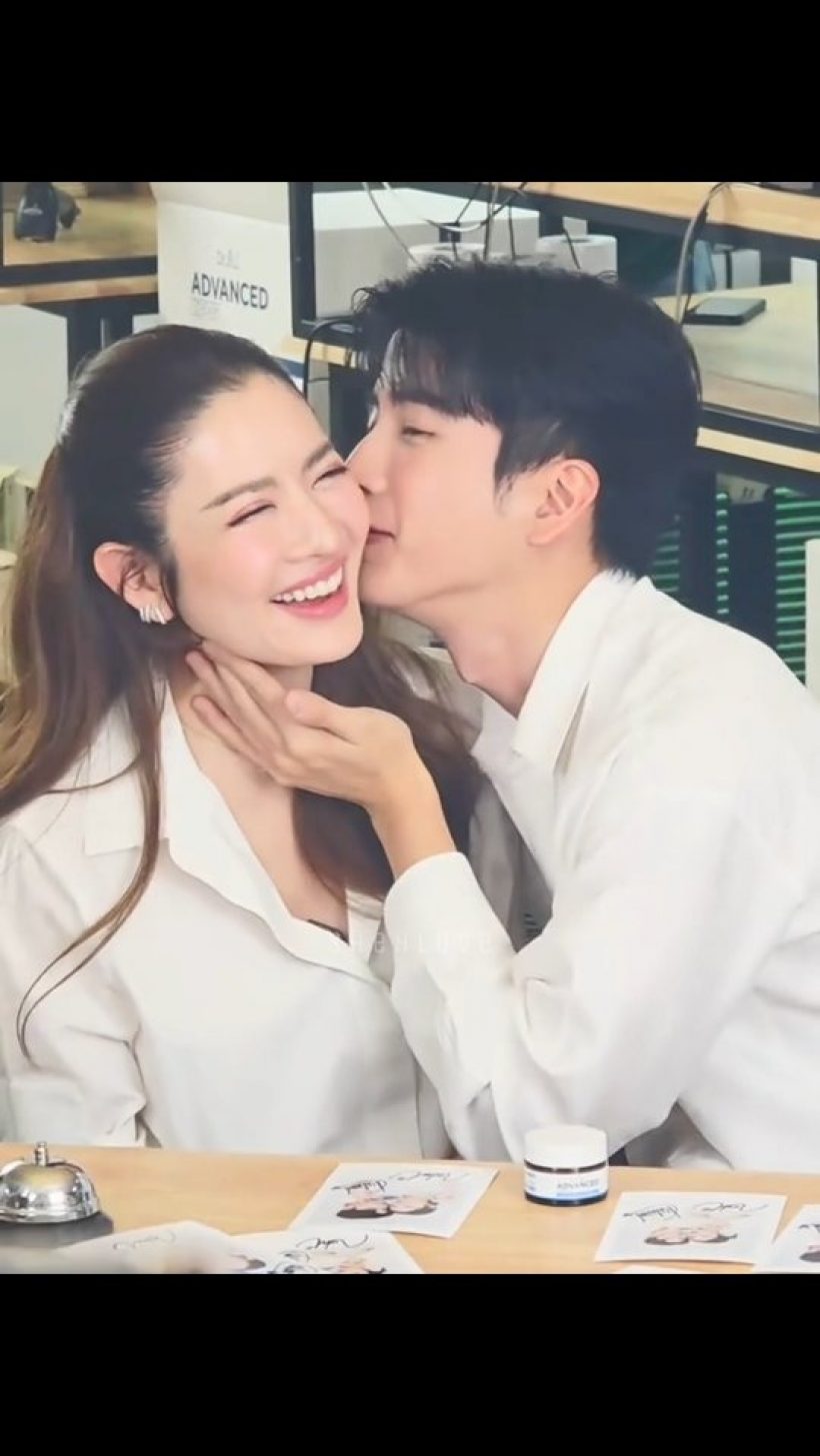 หยุดยิ้มไม่ได้เลย! เเอฟ-นนกุล ช็อตนี้ทำใจฟูทั้งด้อม