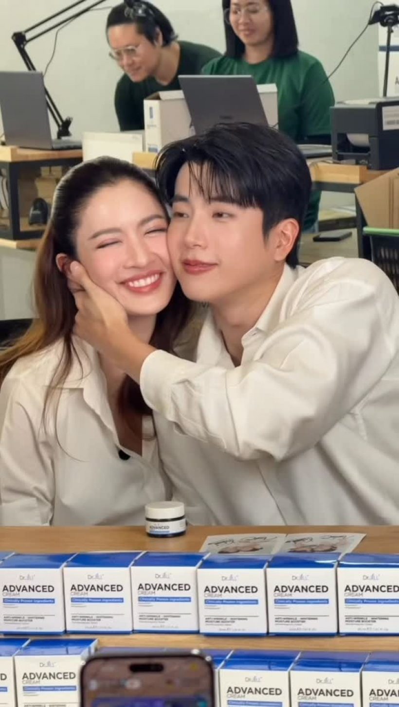 หยุดยิ้มไม่ได้เลย! เเอฟ-นนกุล ช็อตนี้ทำใจฟูทั้งด้อม