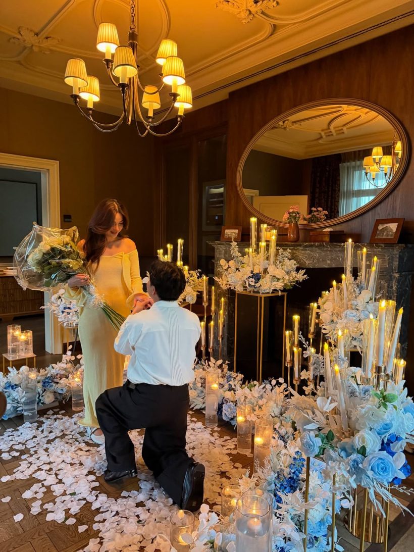 กรี๊ด! ดาราดังเตรียมหมั้นไฮโซหนุ่ม ตระกูลดัง งานอลังการแน่