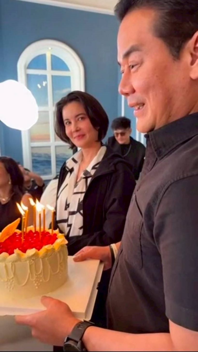 หวานเจี๊ยบ! เป๊กธัญญ่า โมเมนต์นี้ที่รอคอย ช็อตเดียวทำเอาฟิน