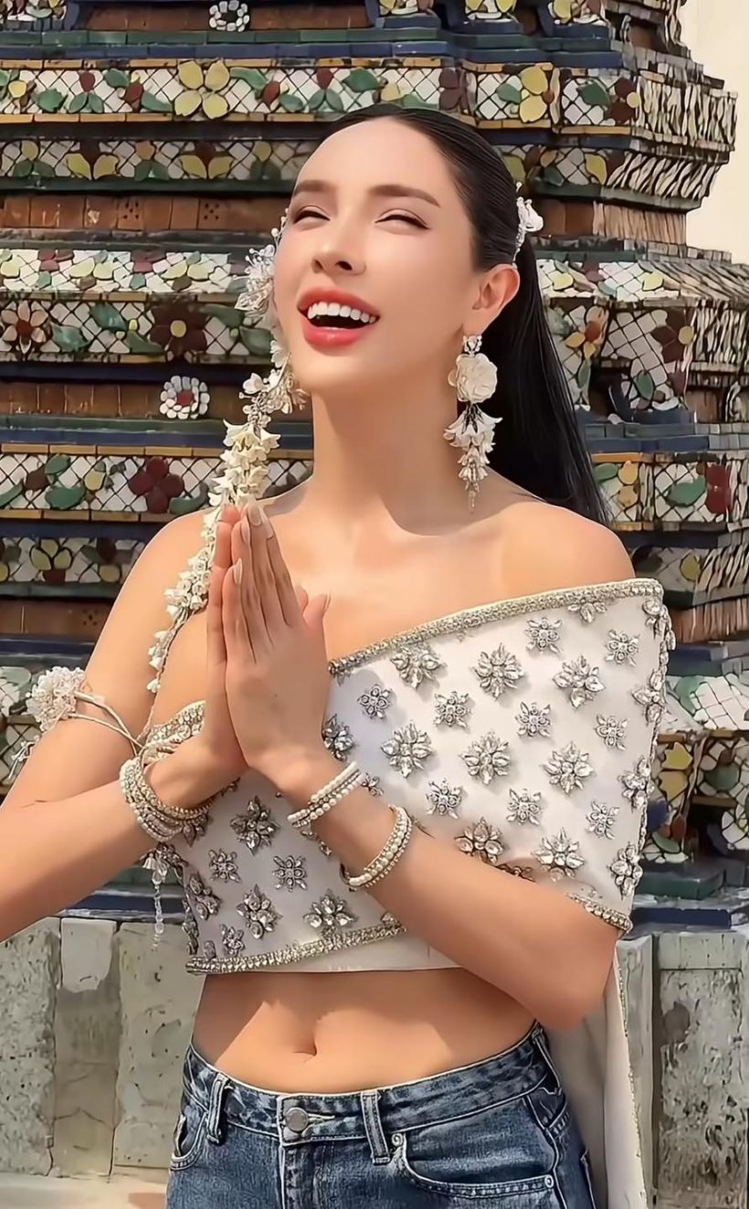 รวมตัวเเม่วงการบันเทิง ตามกระเเส ห่มสไบใส่ยีนส์ สวยจึ้งเตะตา!