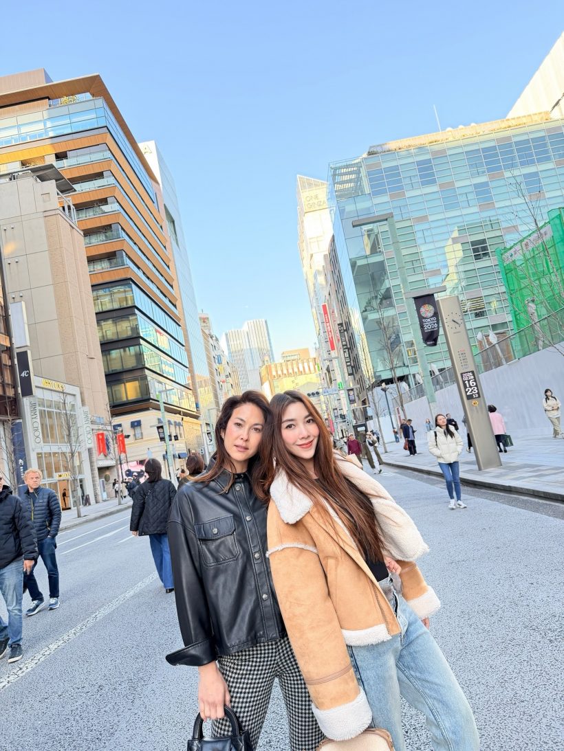 วุ้นเส้น-พอลล่า ควงแขนโชว์หวานที่ญี่ปุ่น