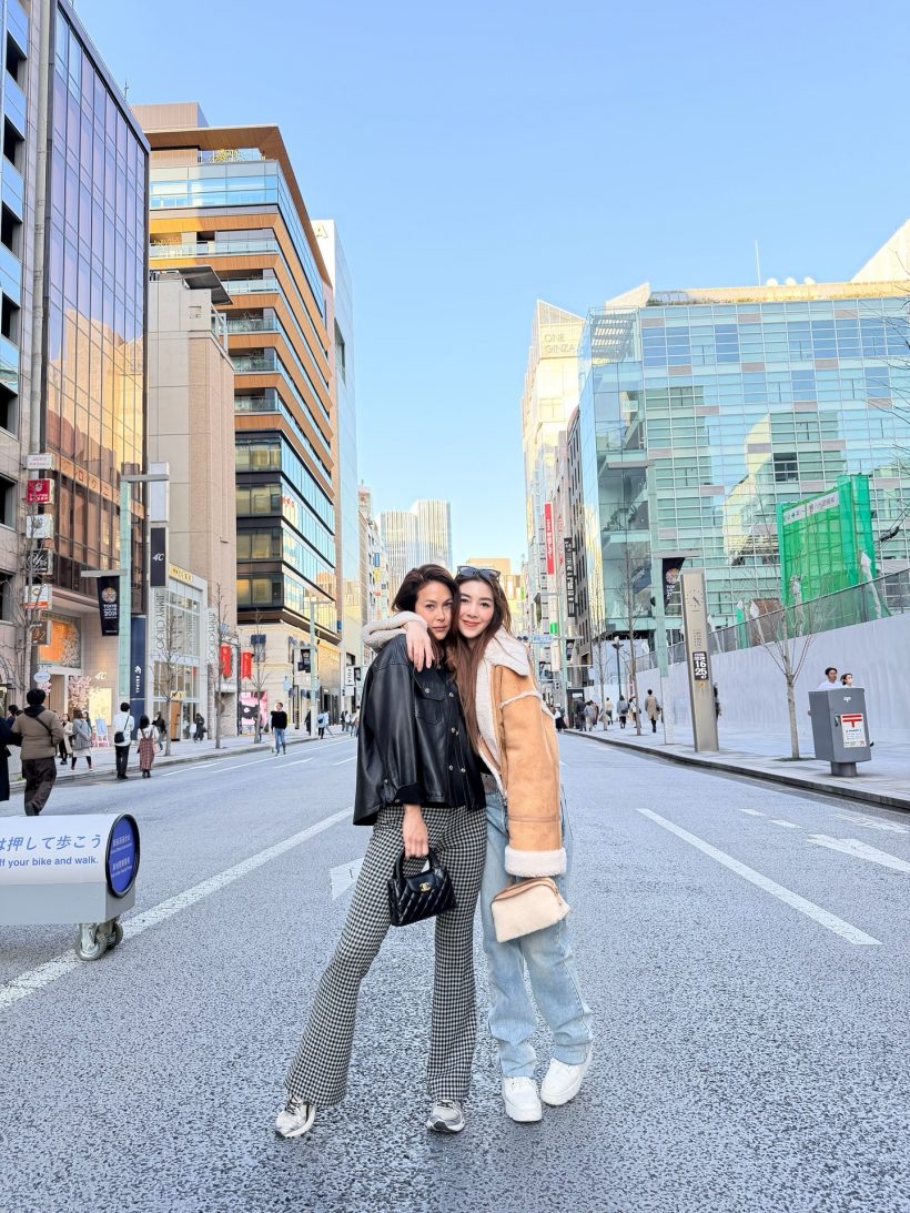 วุ้นเส้น-พอลล่า ควงแขนโชว์หวานที่ญี่ปุ่น