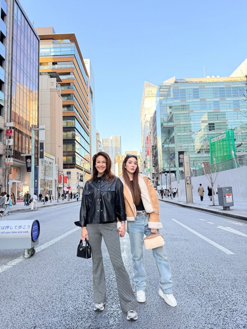 วุ้นเส้น-พอลล่า ควงแขนโชว์หวานที่ญี่ปุ่น