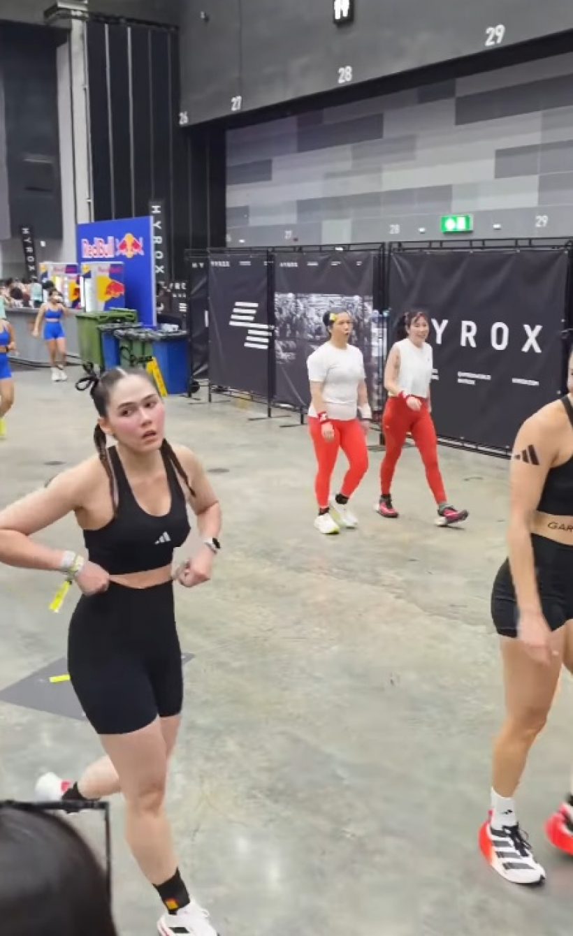 ชมพู่ อารยา แกร่งมาก! แข่ง HYROX ครบ 8 ด่านสุดโหด