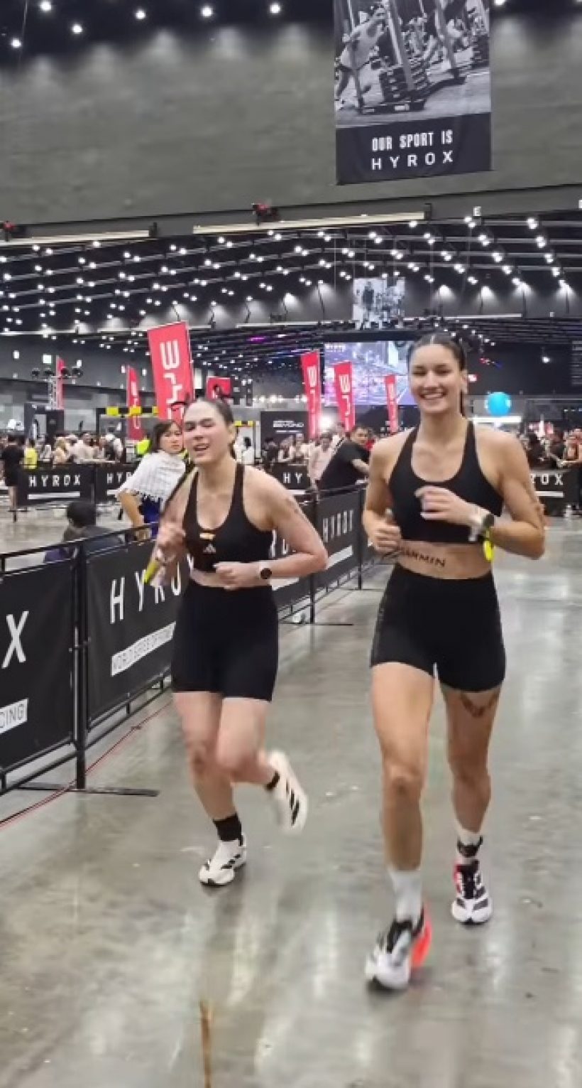 ชมพู่ อารยา แกร่งมาก! แข่ง HYROX ครบ 8 ด่านสุดโหด