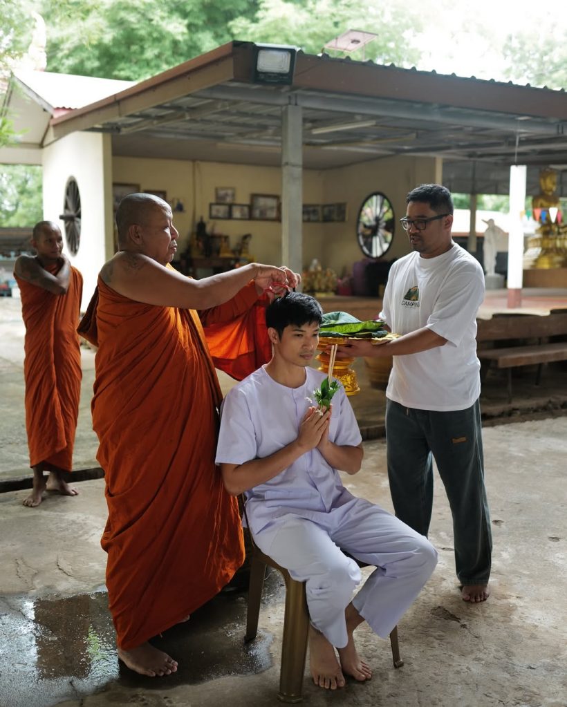 เปิดภาพล่าสุด พระเอกดัง ซุ่มบวชเงียบ ไม่บอกใครสักคำ