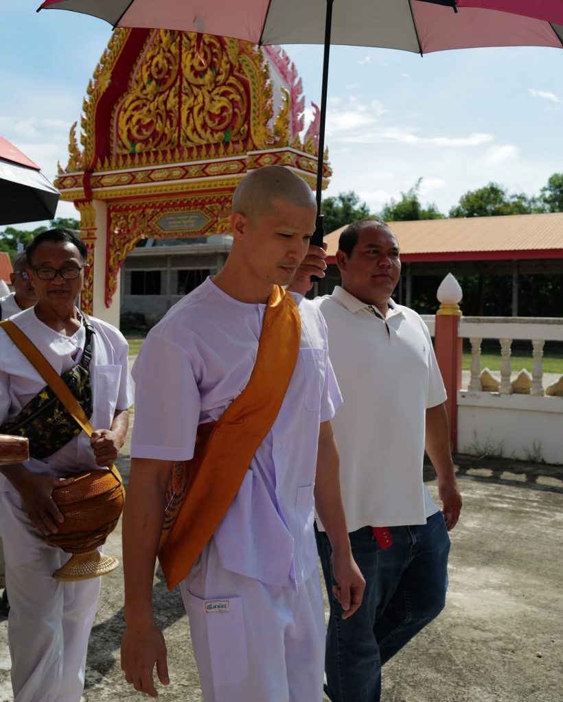เปิดภาพล่าสุด พระเอกดัง ซุ่มบวชเงียบ ไม่บอกใครสักคำ