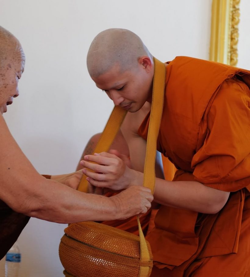 เปิดภาพล่าสุด พระเอกดัง ซุ่มบวชเงียบ ไม่บอกใครสักคำ