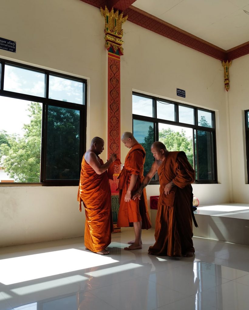 เปิดภาพล่าสุด พระเอกดัง ซุ่มบวชเงียบ ไม่บอกใครสักคำ