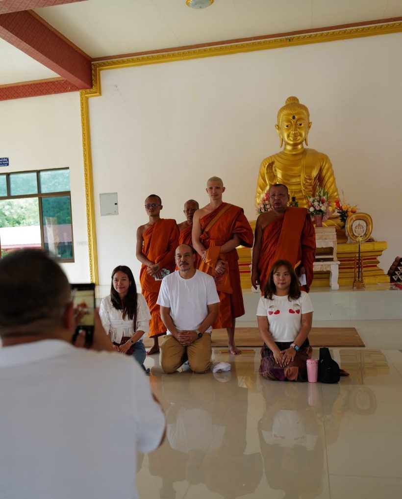 เปิดภาพล่าสุด พระเอกดัง ซุ่มบวชเงียบ ไม่บอกใครสักคำ