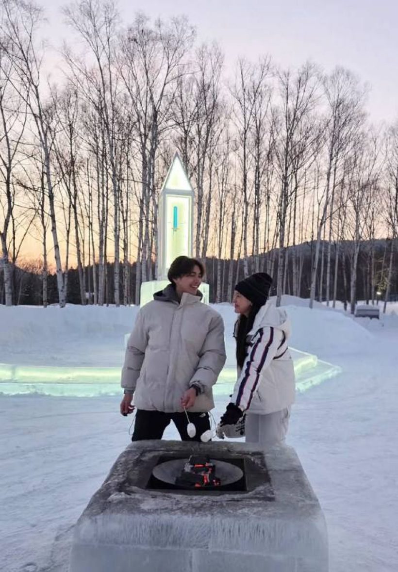 น้ำแข็งละลาย! พระเอกช่อง3ควงหวานใจ สวีตท้าลมหนาว