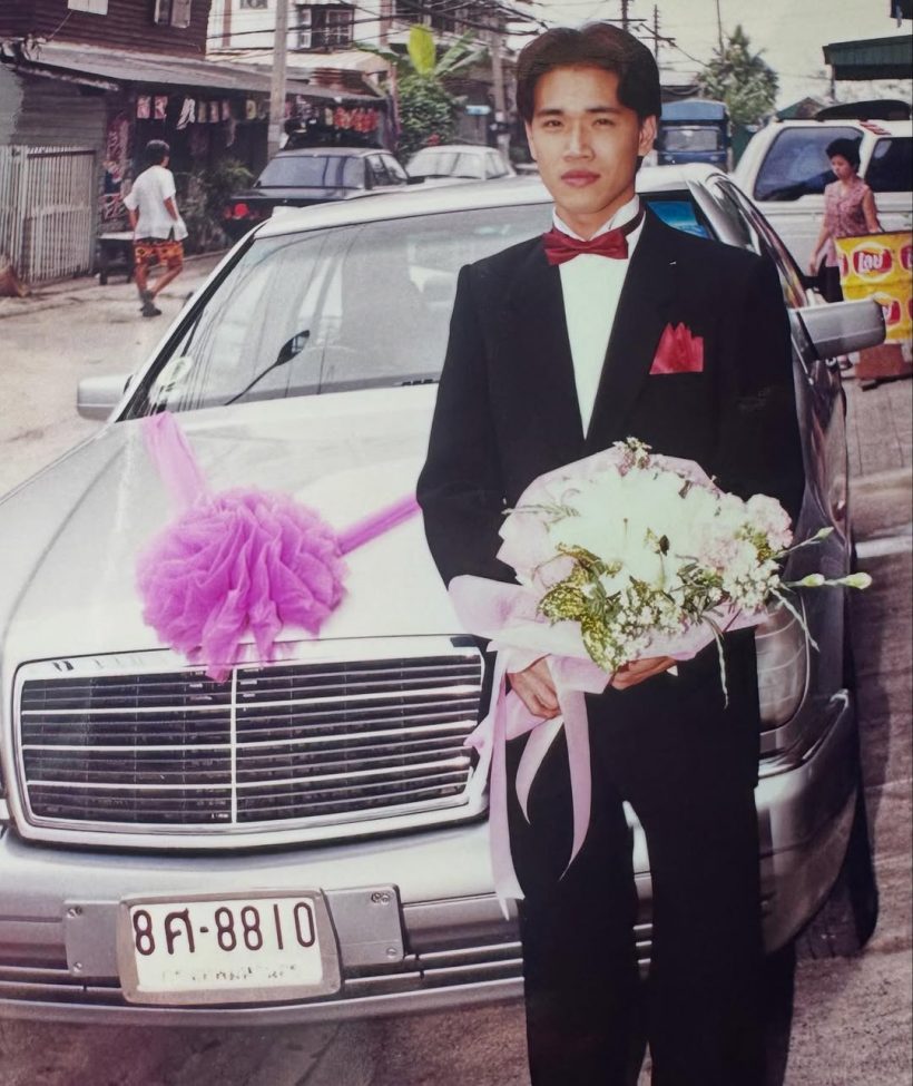 ความหล่อส่งต่อรุ่นสู่รุ่น ภาพพ่อพระเอกดัง กลายเป็นไวรัลชั่วข้ามคืน