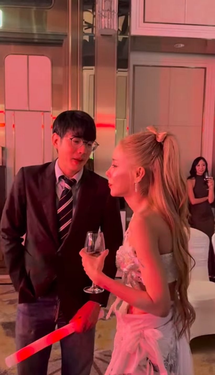 เจ้าสาวบอส ชนกันต์ ซึ้ง พระเอกดังเซอร์ไพรส์ ร่วมงานแต่ง