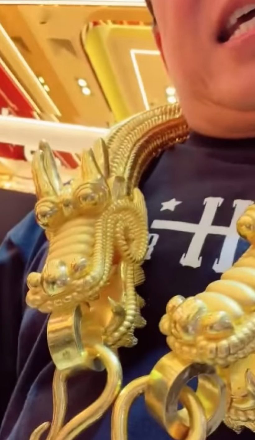 ตะลึงทั้งโซเชียล! ดาราหนุ่มดัง ใส่สร้อยทอง 12 ล้าน