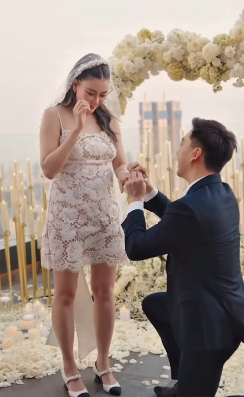 ว่าที่เจ้าสาว โอ๋ ภัคจีรา เผยความรู้สึก หลังถูกขอแต่งงาน