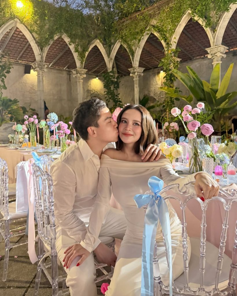 เฮสนั่น!! แก้มกี้ เฉลยเพศลูกคนที่2 น้ำตาซึมทั้งงาน