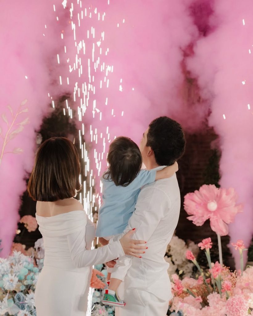 เฮสนั่น!! แก้มกี้ เฉลยเพศลูกคนที่2 น้ำตาซึมทั้งงาน