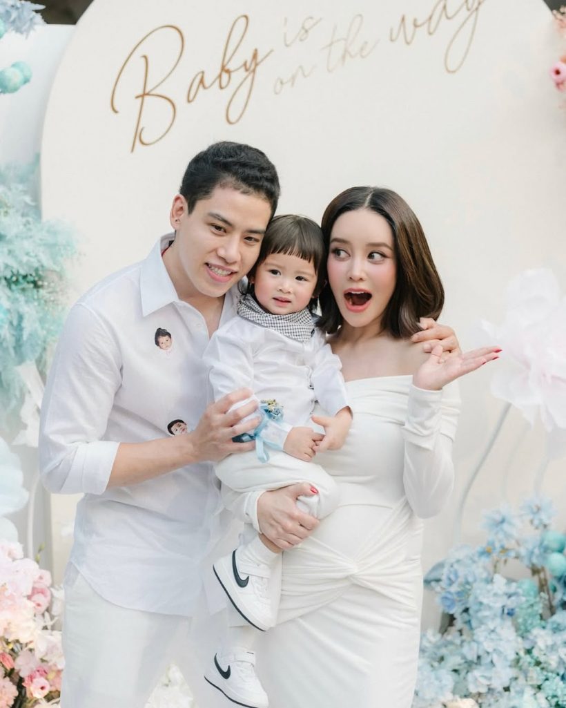 เฮสนั่น!! แก้มกี้ เฉลยเพศลูกคนที่2 น้ำตาซึมทั้งงาน