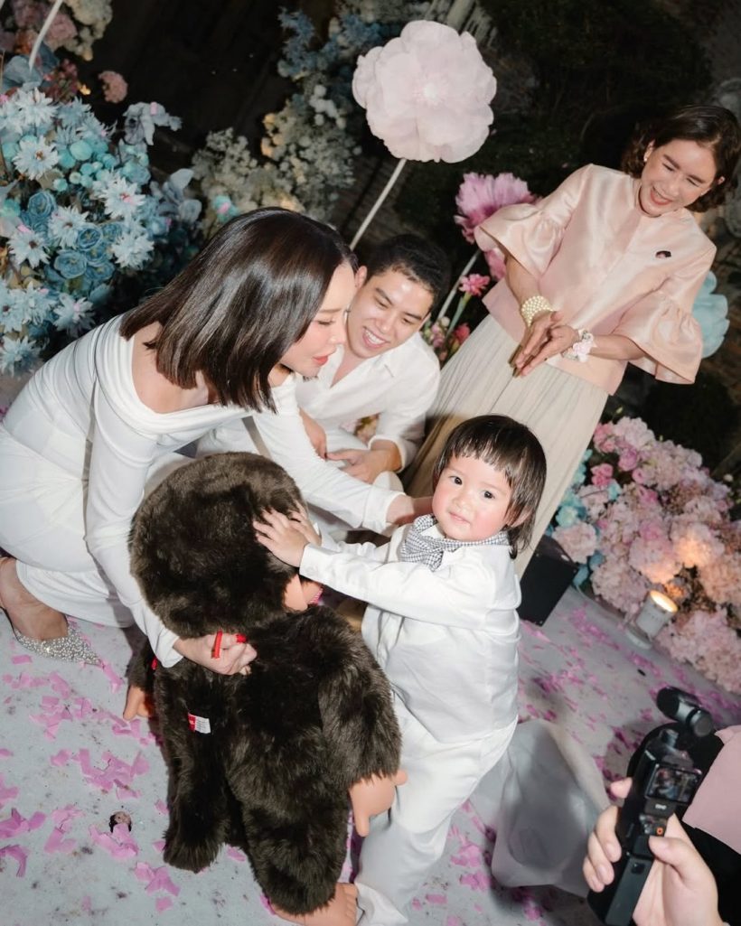 เฮสนั่น!! แก้มกี้ เฉลยเพศลูกคนที่2 น้ำตาซึมทั้งงาน