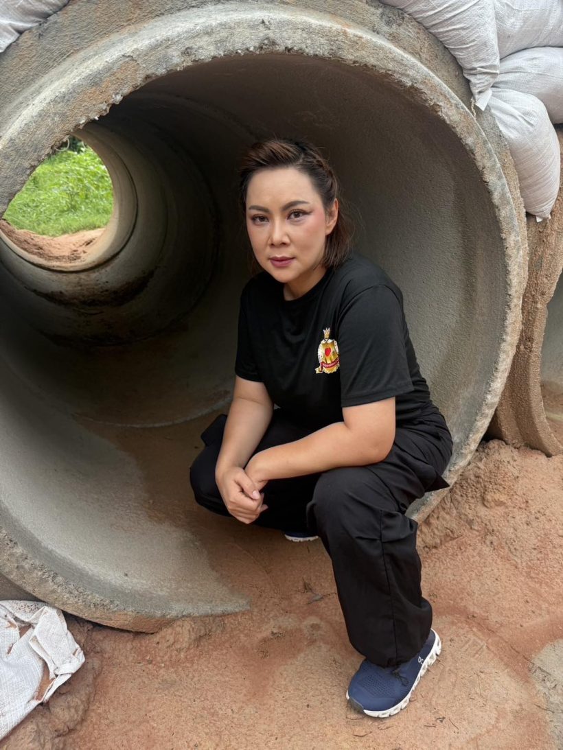 ส่องหลุมหลบภัยของ บุ๋ม ปนัดดา ที่สร้างให้ชาวบ้าน-นักเรียน