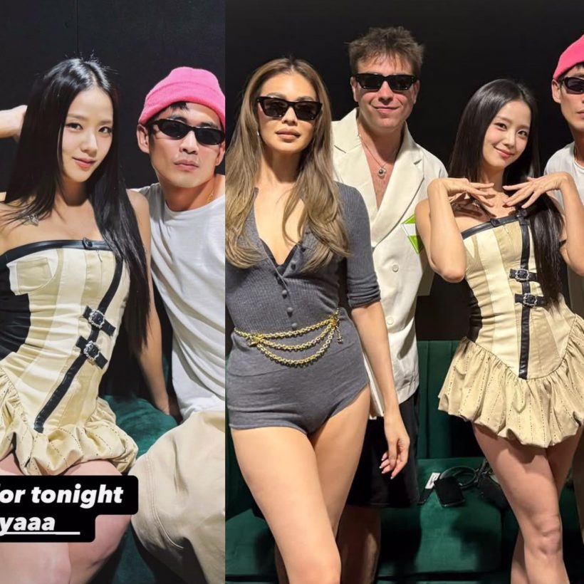 แพร วทานิกา ร่วมเฟรม จีซู BLACKPINK สองลุคสุดลักชูที่ลอนดอน