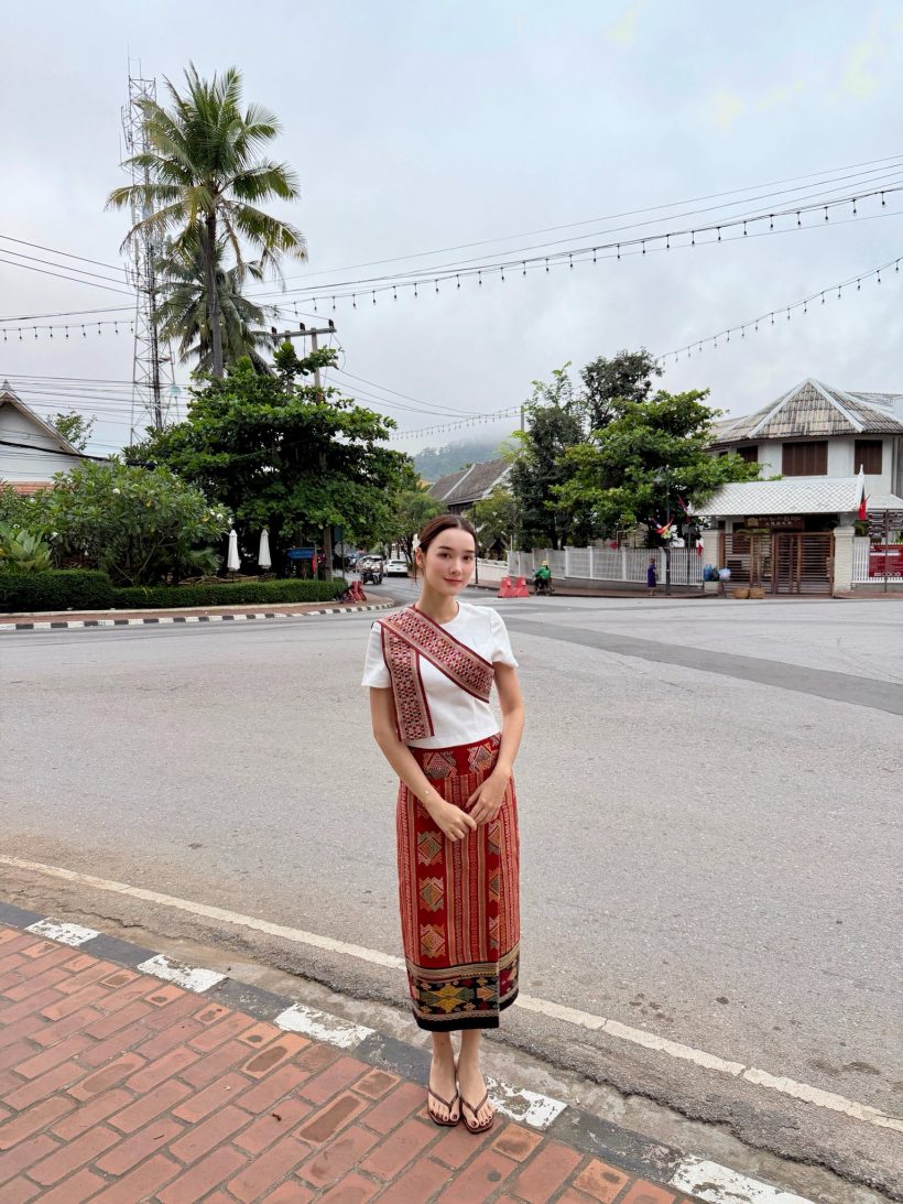 เกินต้าน! เดียร์น่า ฟรีโป้ บุกสปป.ลาว ด้วย2ลุคสุดจึ้ง