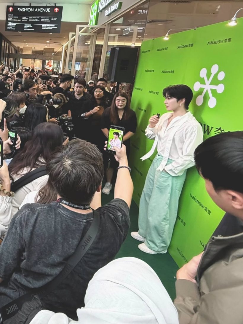 ดาราหนุ่มไทย ทำห้างแตก ปรากฏตัวอีเวนต์ที่มาเลเซียครั้งแรก