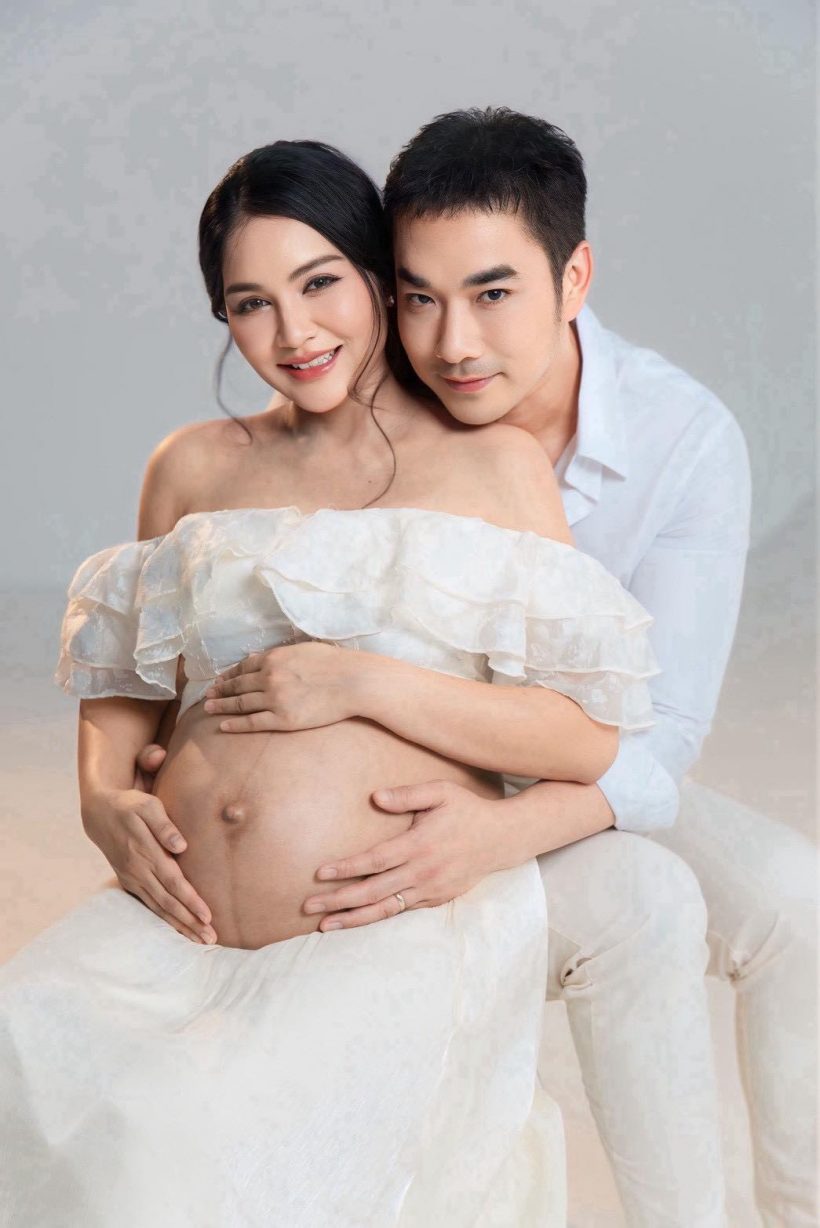 คุณแม่บ้านนี้ สวยเอาเรื่อง แม้ท้องลูกคนที่ 2 ใกล้คลอดแล้ว