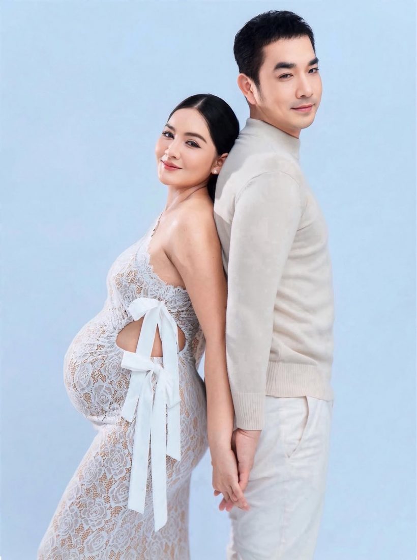 คุณแม่บ้านนี้ สวยเอาเรื่อง แม้ท้องลูกคนที่ 2 ใกล้คลอดแล้ว