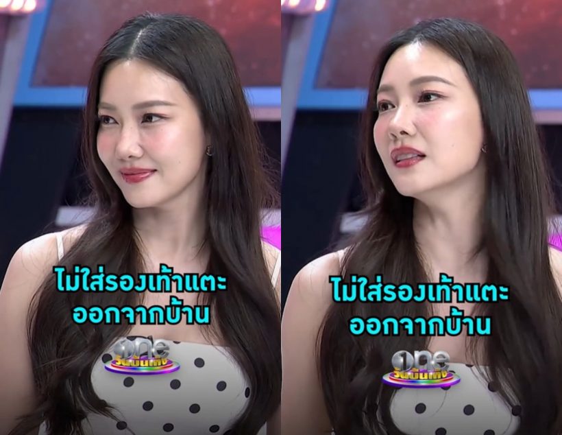 เรื่่องนี้มีคำตอบสาเหตุ นุ่น วรนุช ไม่ใส่รองเท้าแตะออกจากบ้าน