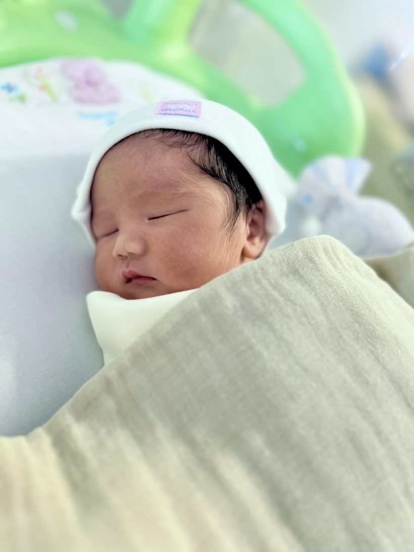 แซ่ซ้องยินดี! นักร้องสาวดัง คลอดลูกชายคนแรกแล้ว