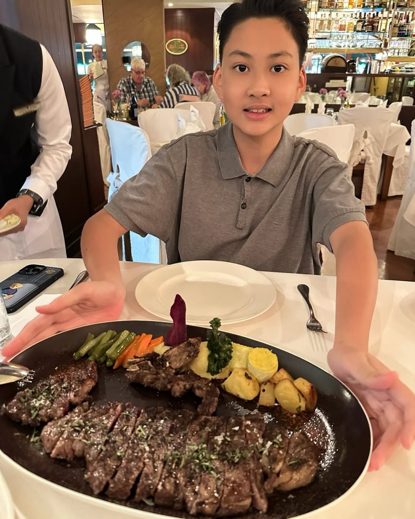 ขยี้ตารัวๆ น้องข้าวหอม ล่าสุดเหมือนจะผอมลง เริ่มฉายเเววหล่อเเล้ว