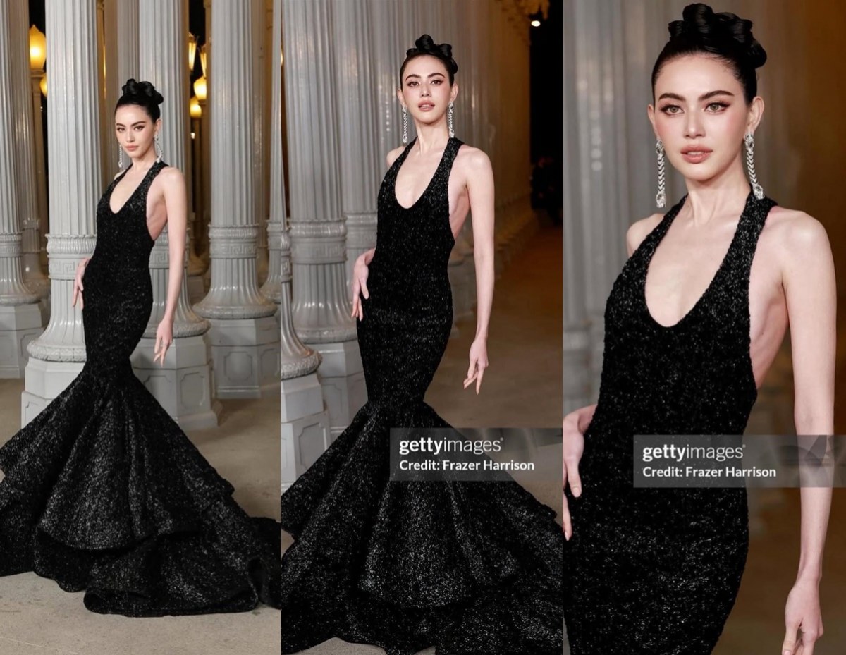 สวยทะลุฮอลลีวูด! "ใหม่ ดาวิกา" จึ้งมากในงาน LACMA Gala ที่ LA!