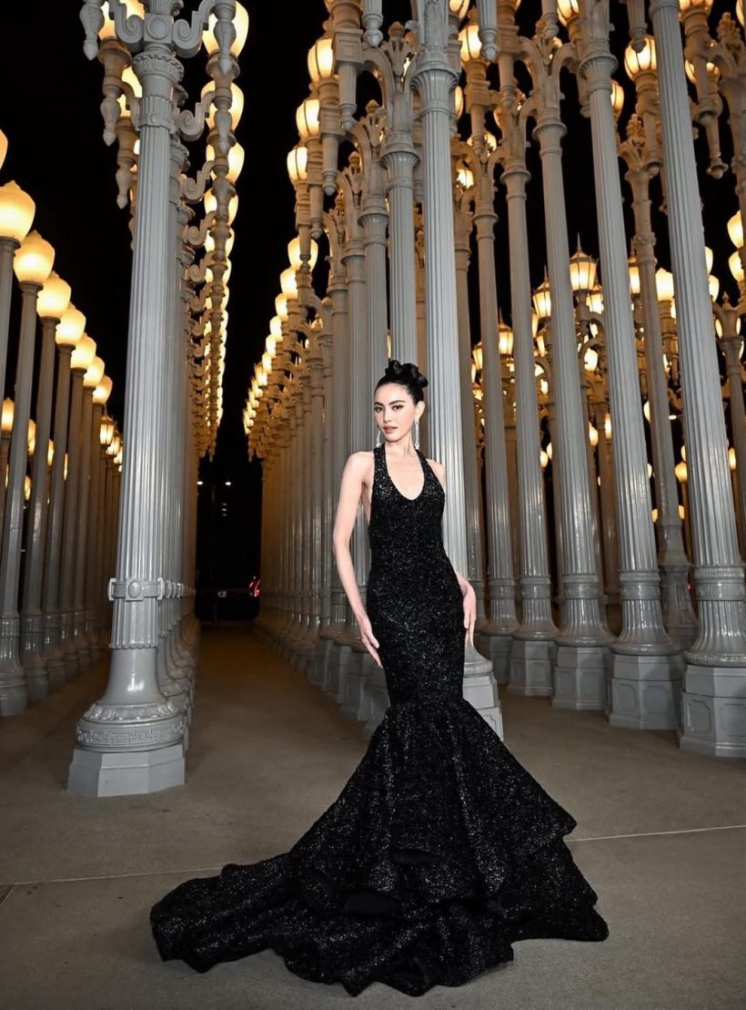 สวยทะลุฮอลลีวูด! "ใหม่ ดาวิกา" จึ้งมากในงาน LACMA Gala ที่ LA!