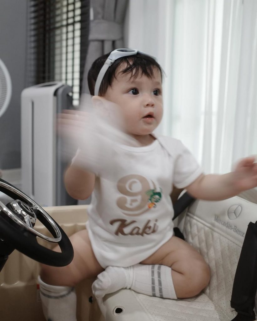 โอ้โหโตไวเวอร์! น้องคากิ 9 เดือนเต็ม ความน่ารักเกินต้านสุด ๆ