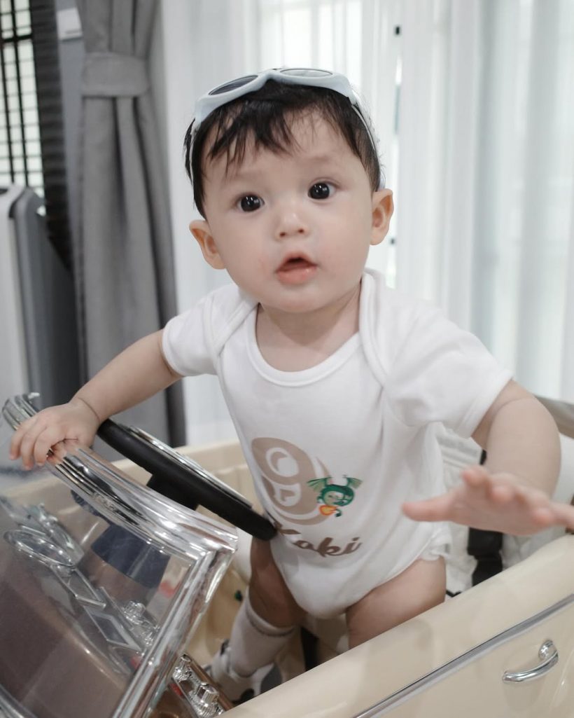 โอ้โหโตไวเวอร์! น้องคากิ 9 เดือนเต็ม ความน่ารักเกินต้านสุด ๆ