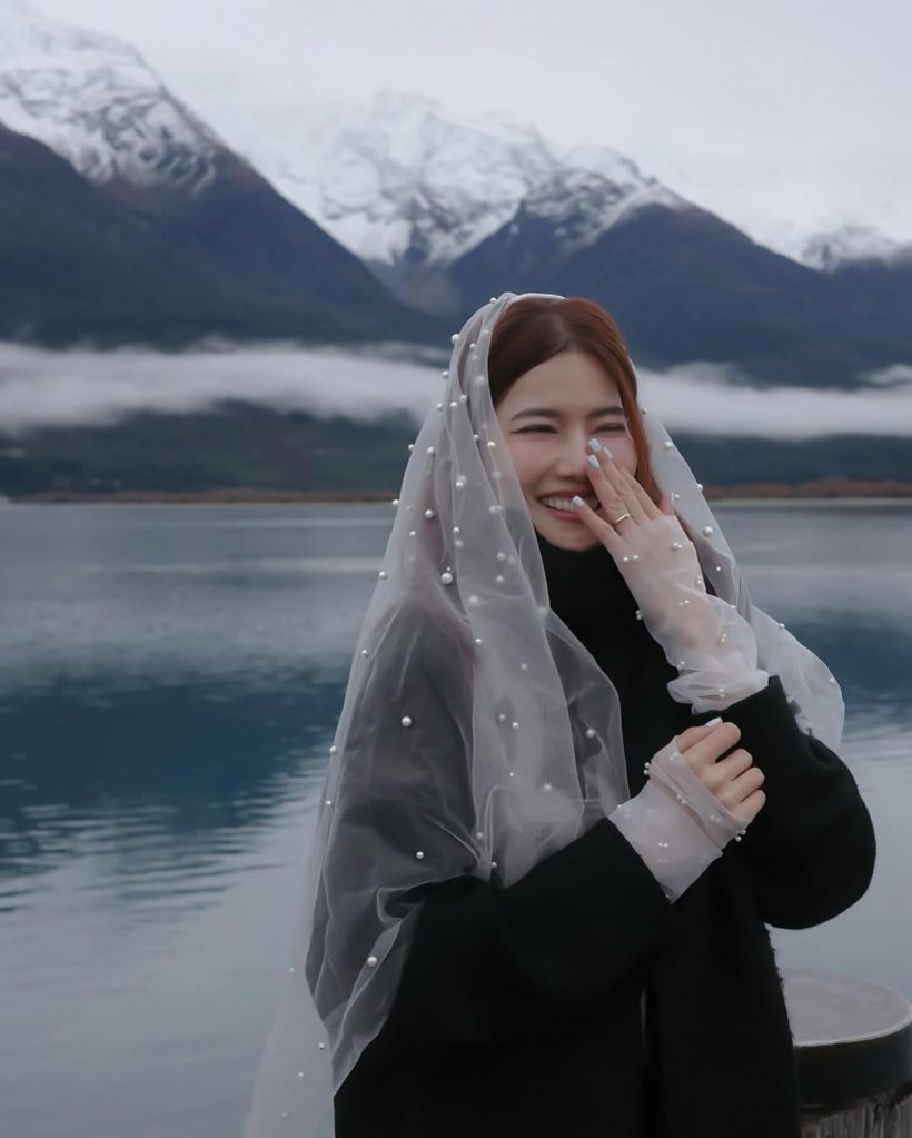 น้ำหวาน เผยโฉมหน้าว่าที่สามีเเบบชัดๆ คู่นี้คบกันมานานมาก