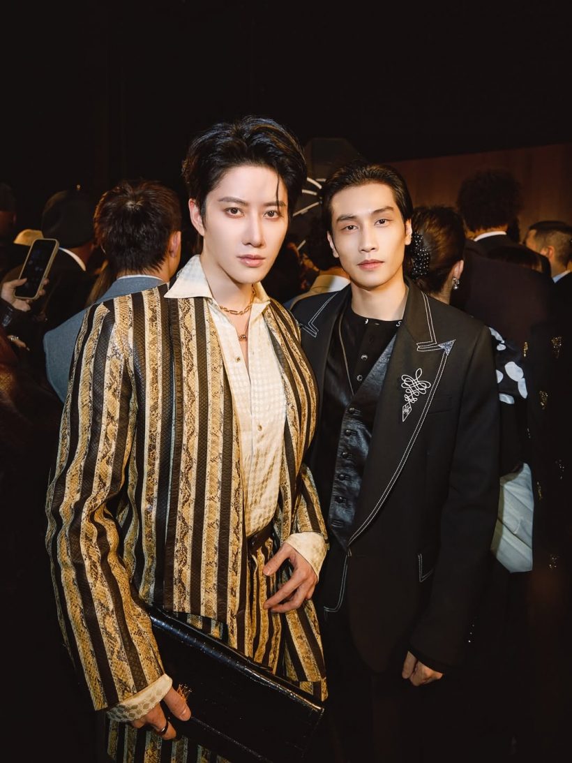 พระเอกดังเฉิดฉายกลาง Paris Fashion Week จนสื่อโลกจับตา